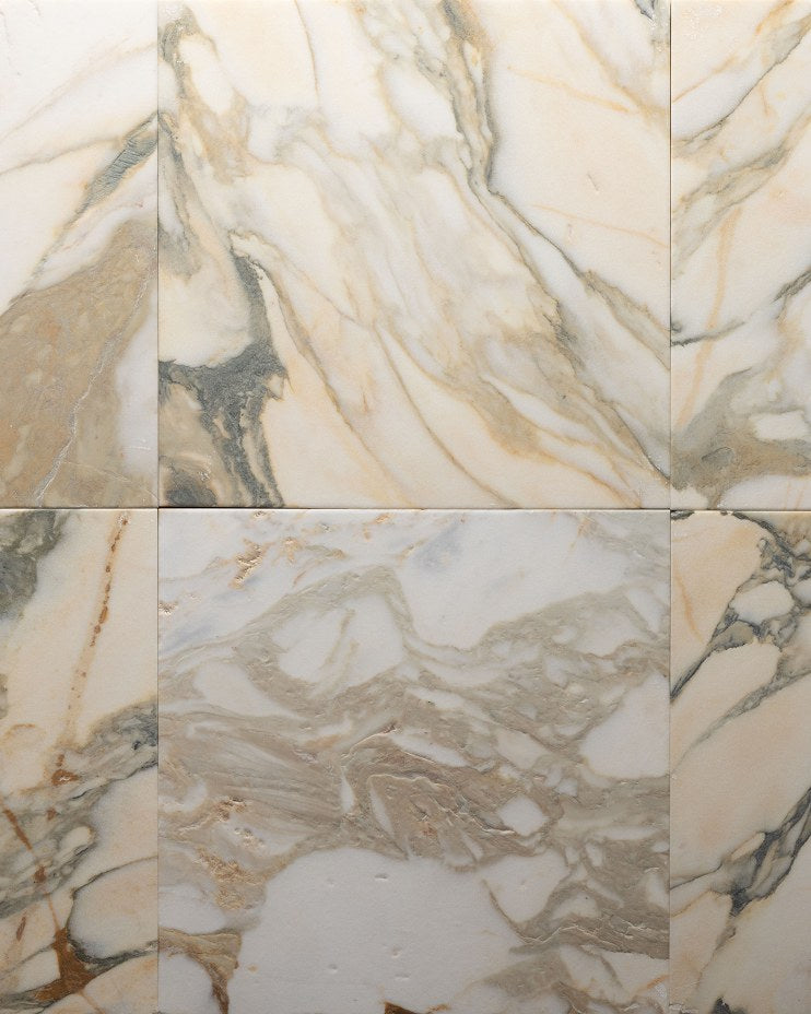 Calacatta Oceana Fantasy Leathered & Aged 61 x 61 x 2.0cm