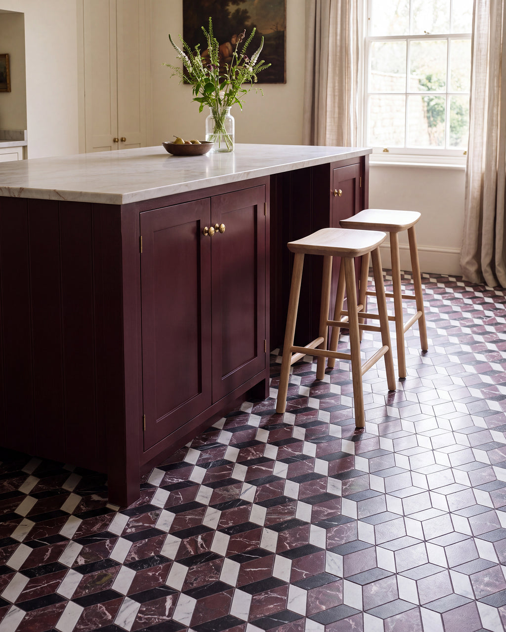 Echelon Porcelain Matt Cube Mosaic Levanto