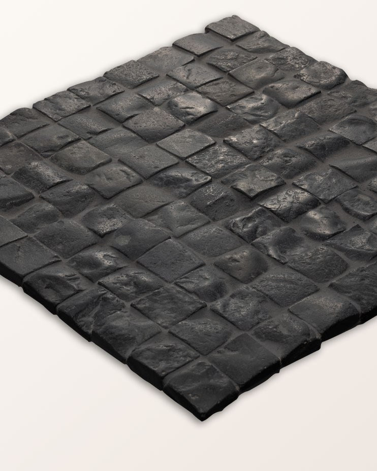 Enso Cobble Mosaic Cube Charcoal