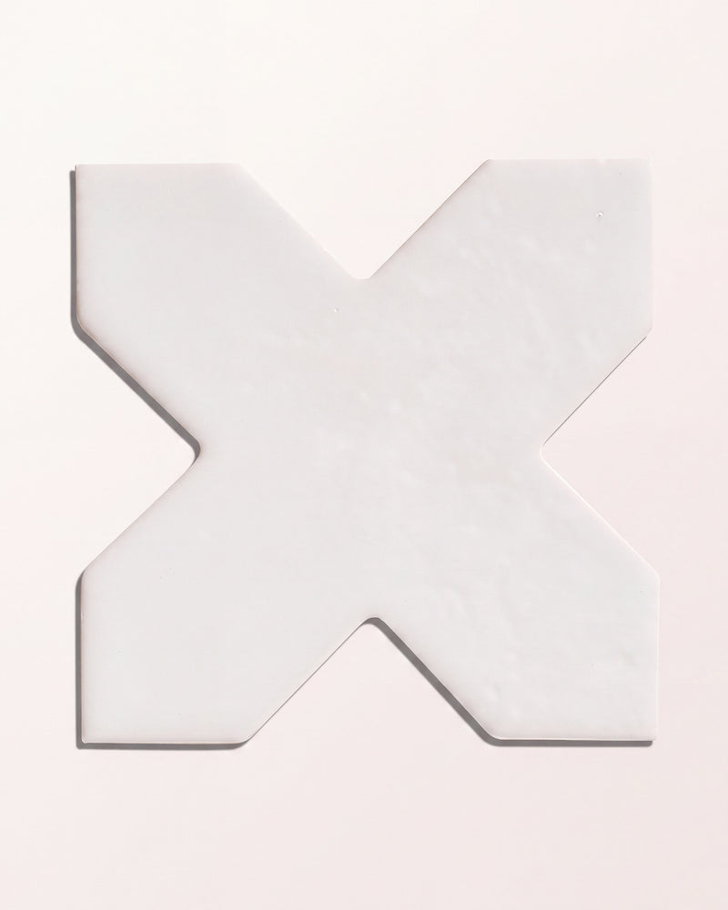 Fez Porcelain Cross White