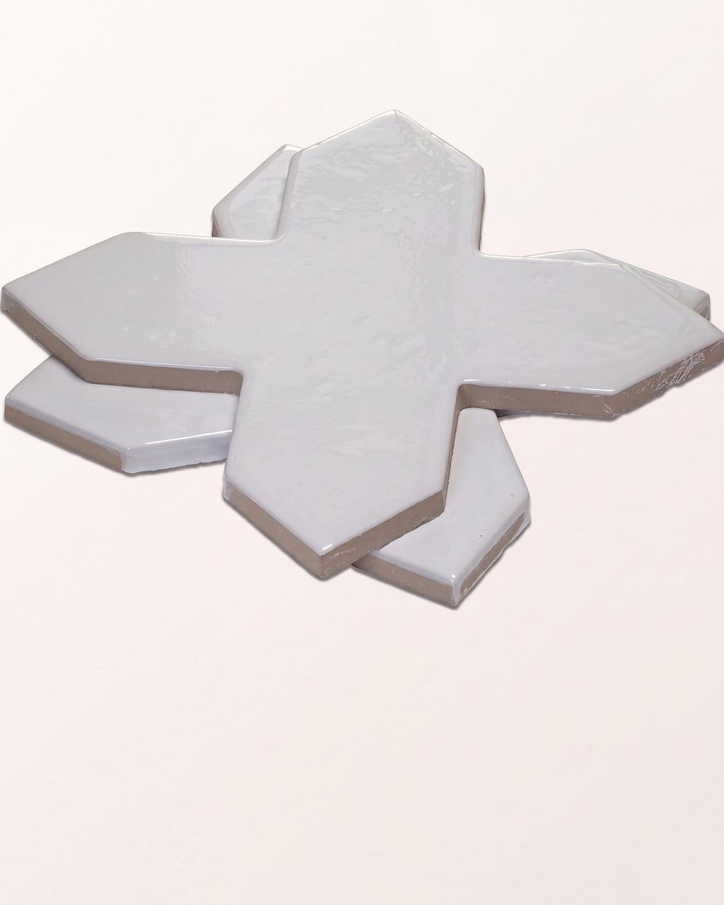 Fez Porcelain Cross White