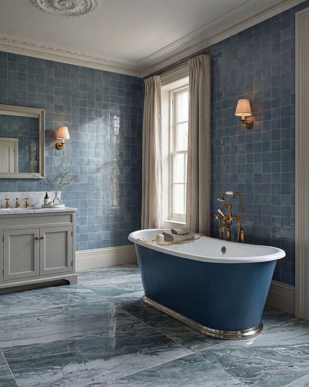 Maroc Ceramic Powder Blue
