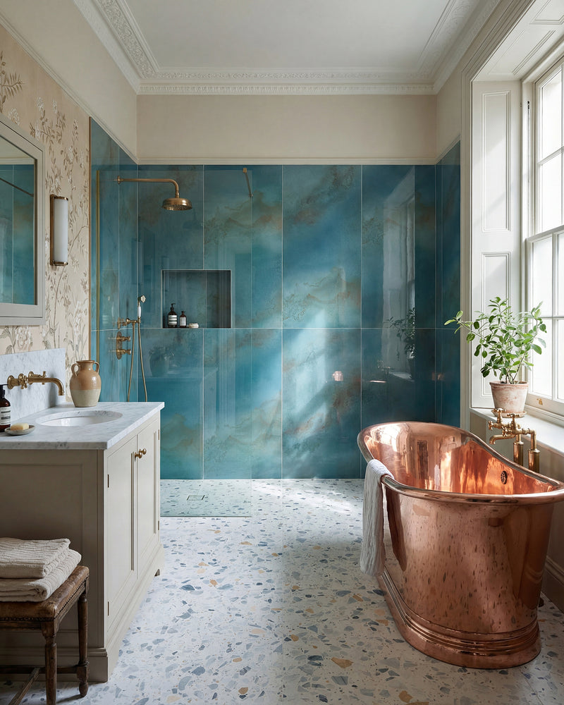 Maldives Porcelain Lagoon||Rialto-Porcelain-Satin-Oro