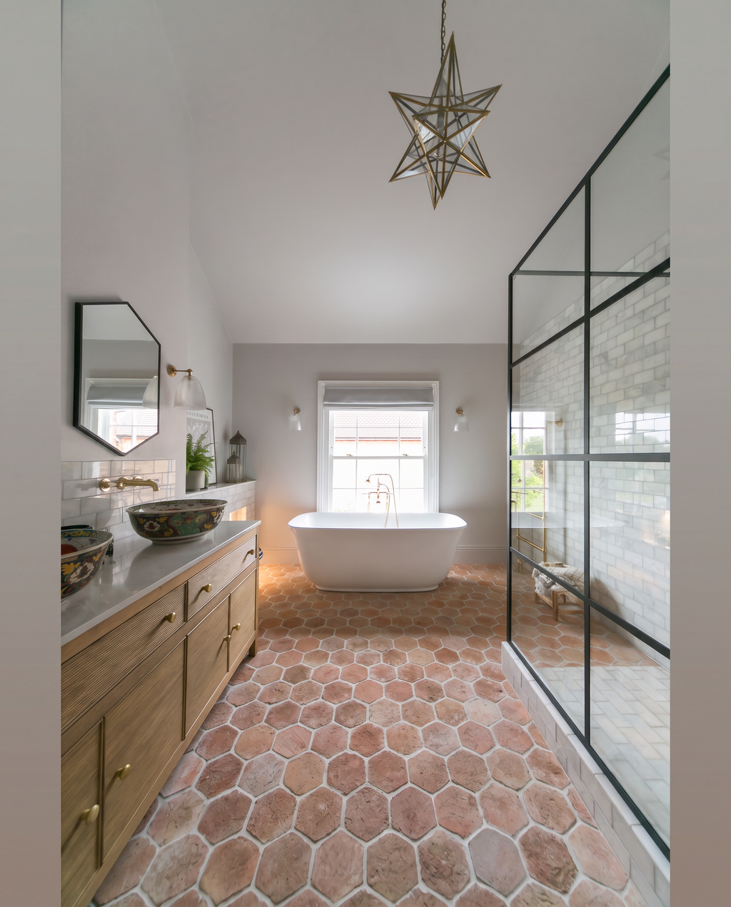 Marlborough Terracotta Hexagon