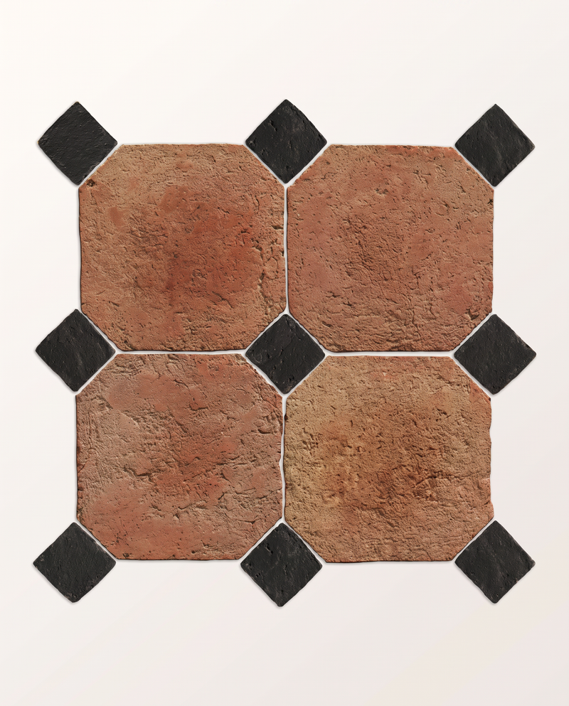 Marlborough Terracotta Octagons & Cabochons