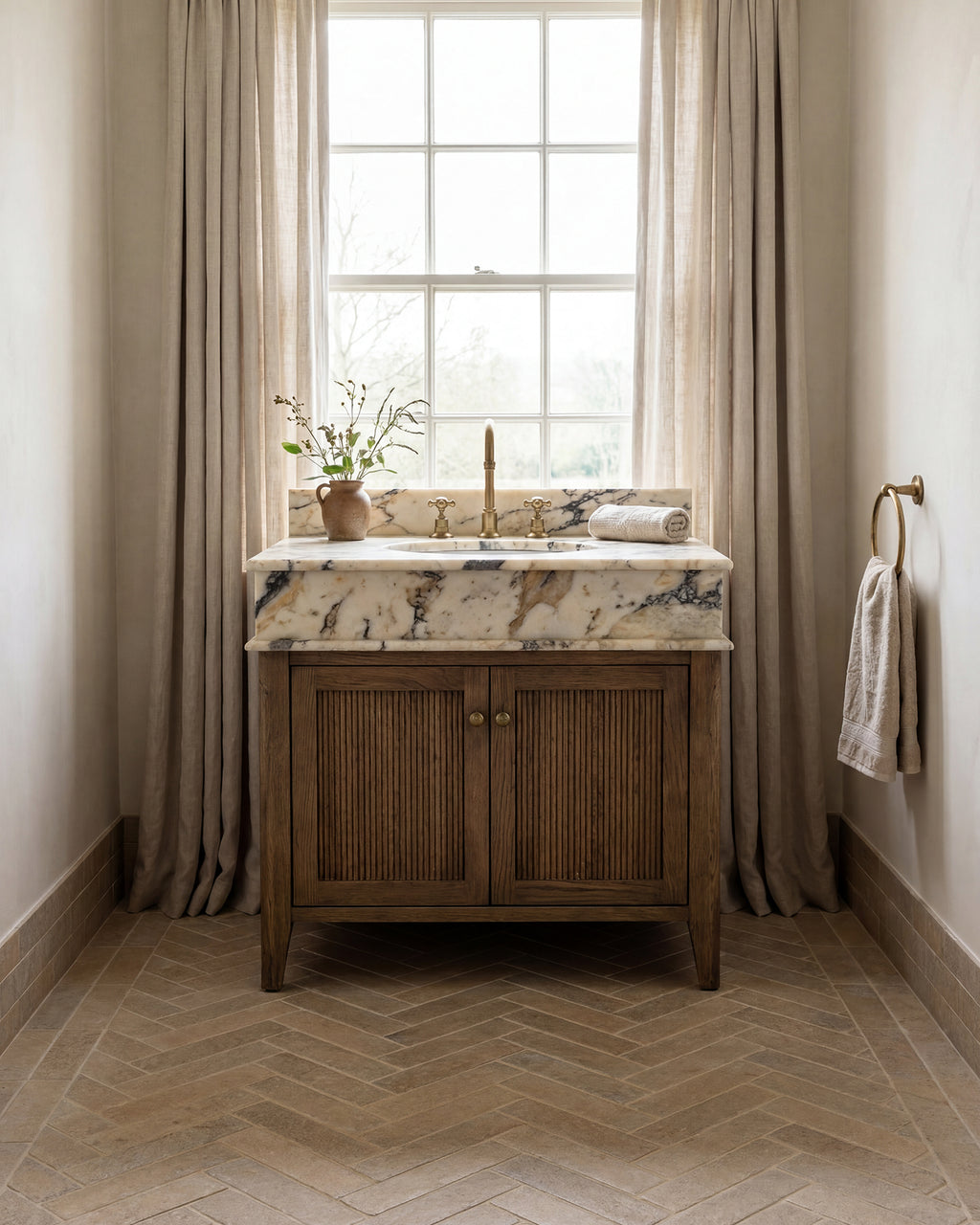 Buscot Porcelain Parquet Textured