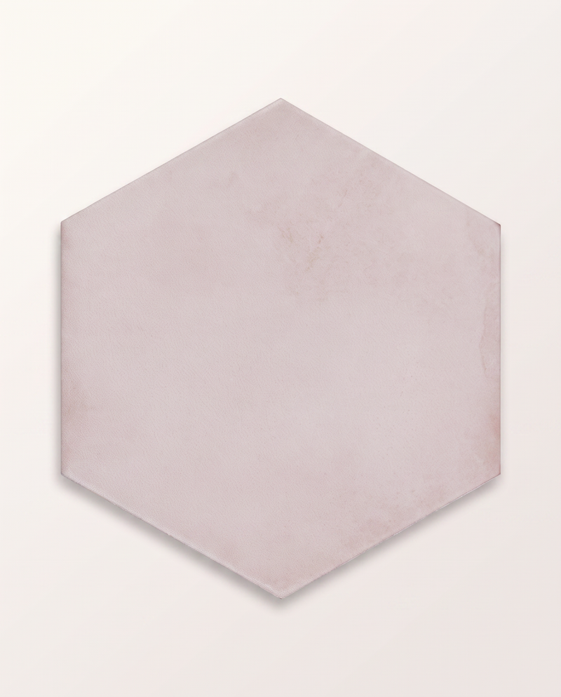 Medina Hexagon Porcelain Rosa