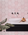 Medina Hexagon Porcelain Rosa