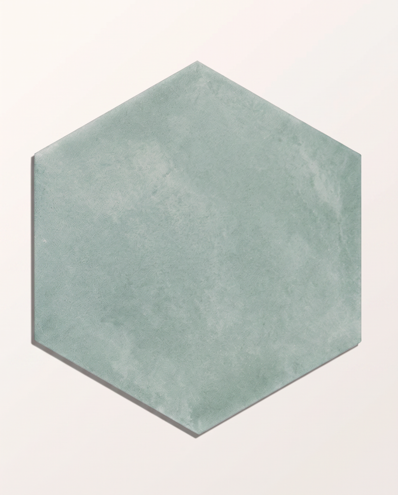 Medina Hexagon Porcelain Salvia