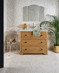 Palazzo Oro Honed Brick Bond Square Mosaic