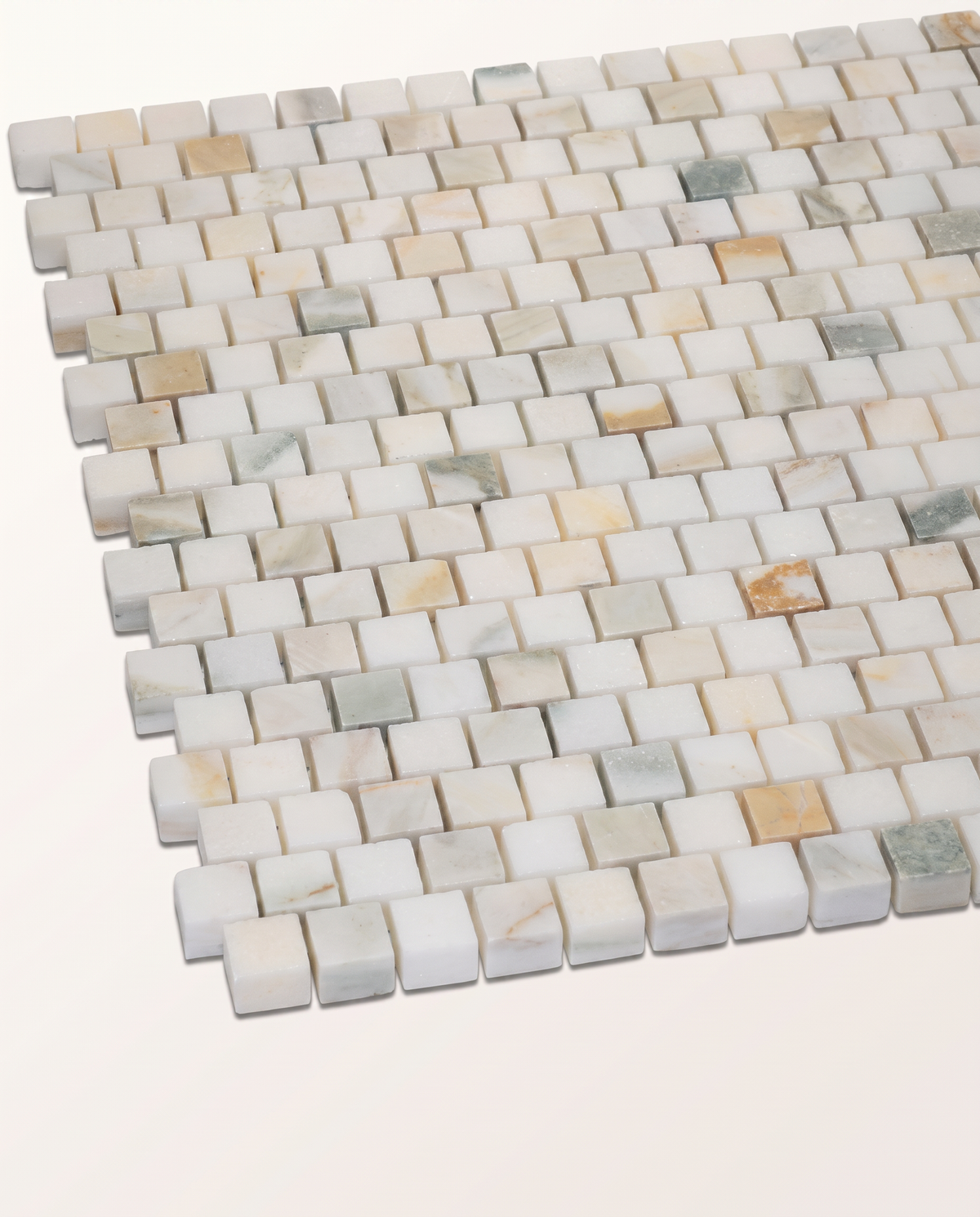 Palazzo Oro Honed Brick Bond Square Mosaic