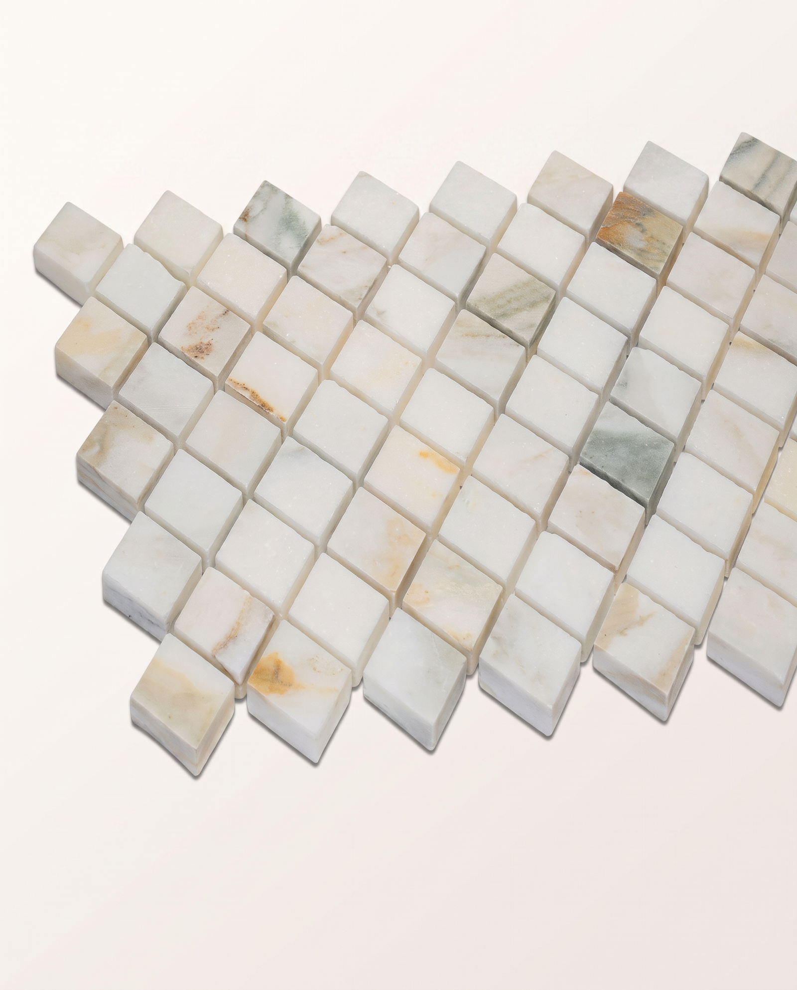 Palazzo Oro Honed Diamond Mosaic