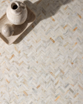 Palazzo Oro Honed Herringbone Mosaic