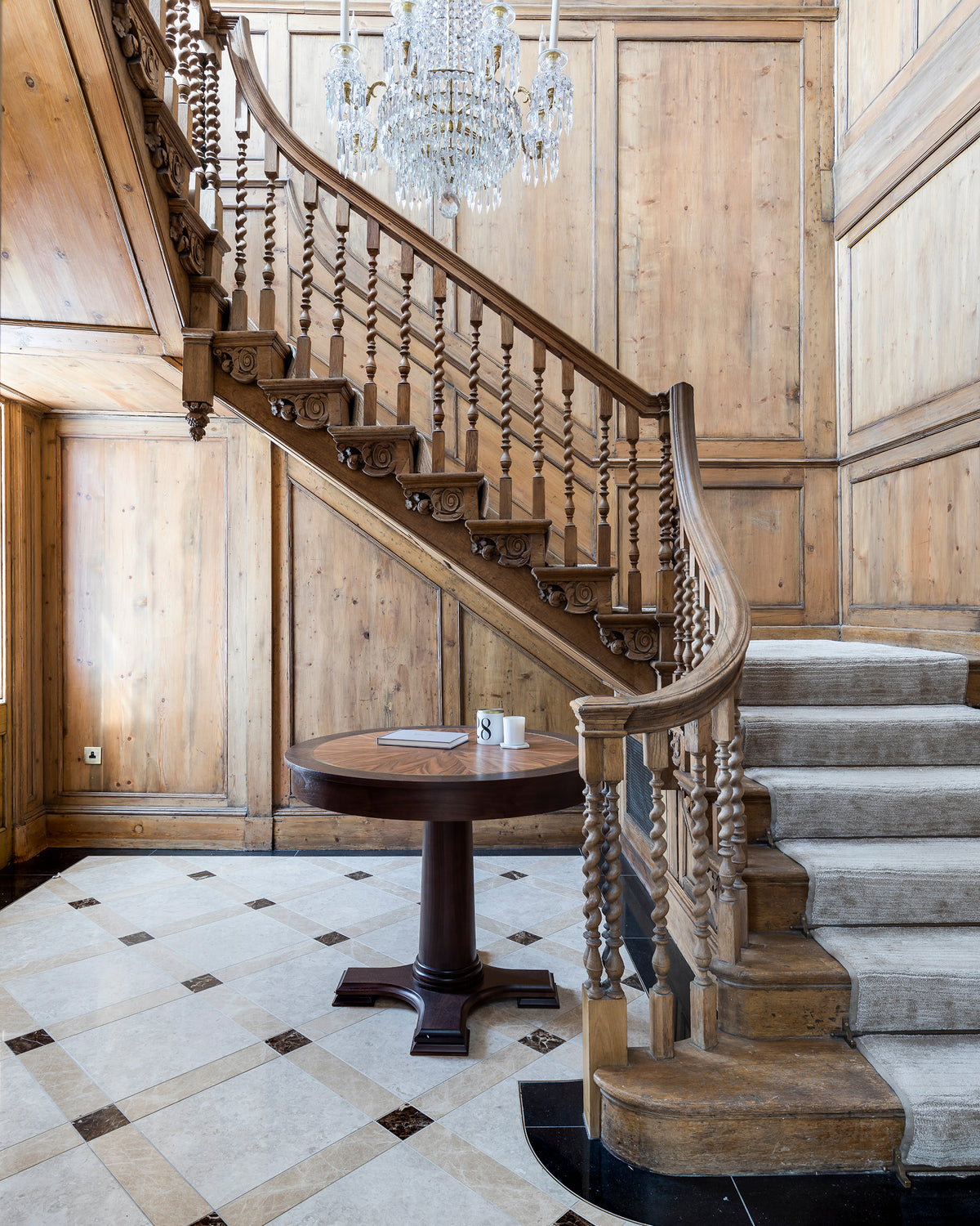 Versailles Brun Marble Slab
