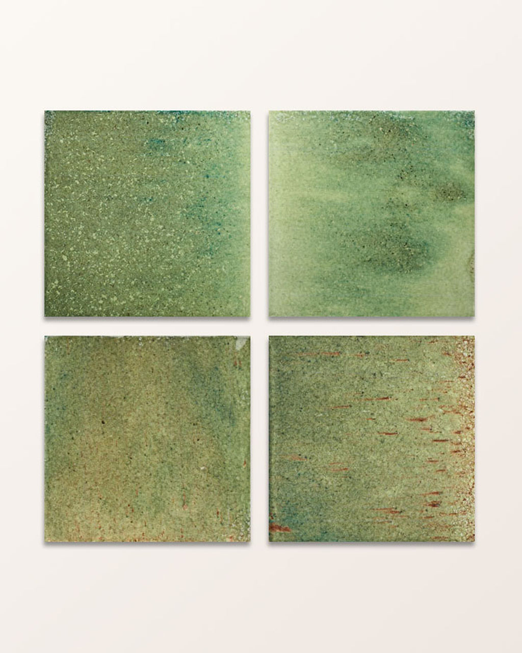 Pottery Porcelain Kale Green Square