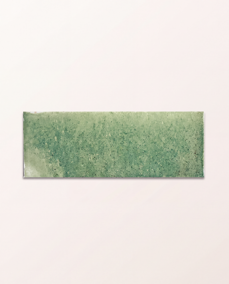 Pottery Porcelain Kale Green Brick