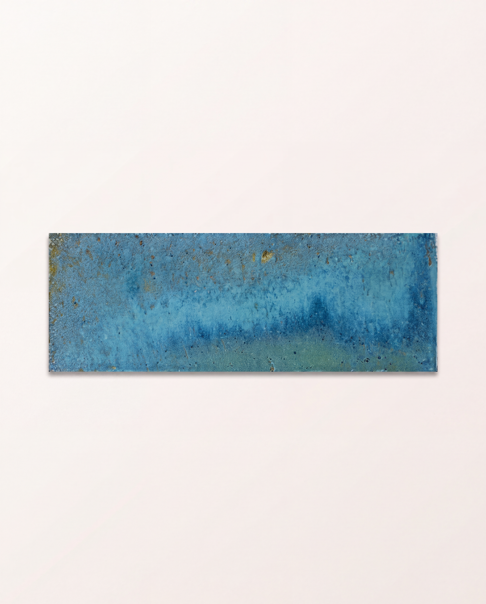 Pottery Porcelain Ocean Blue Brick