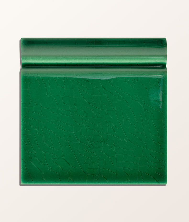 Victorian Style™ Wall Ceramic Emerald Green Skirting