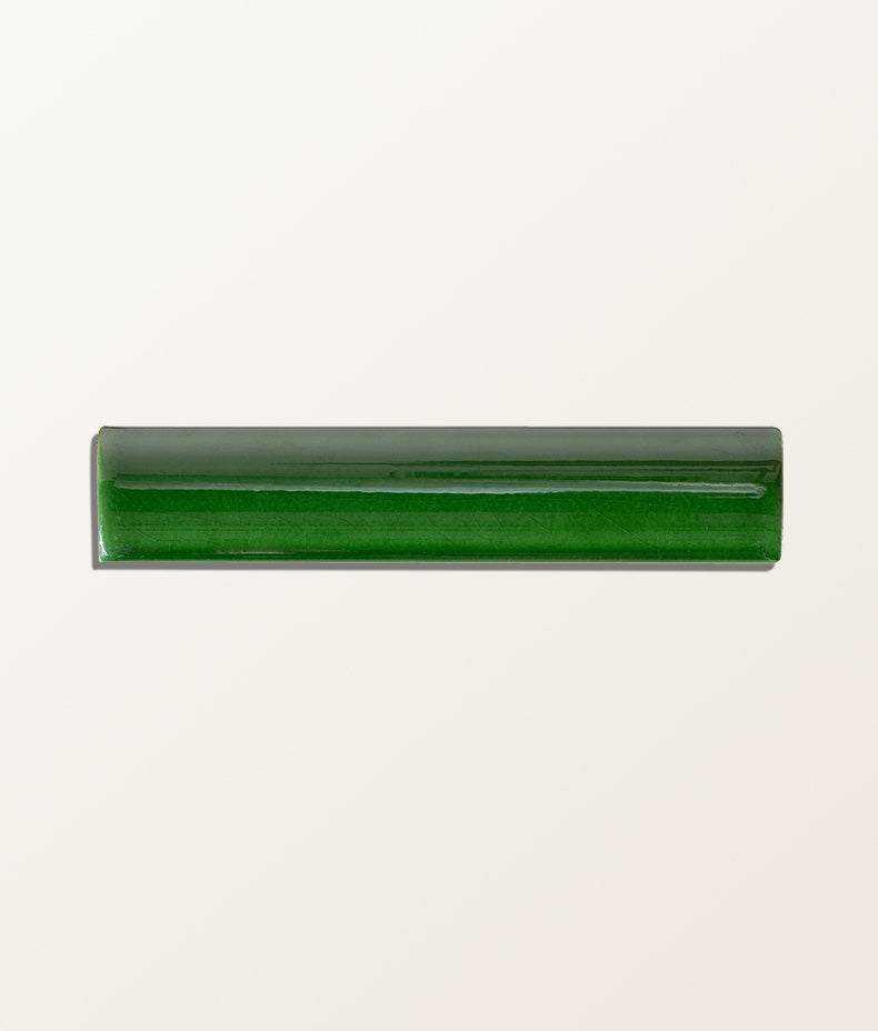Victorian Style™ Wall Ceramic Olive Green Simple Beading Crackle Glaze