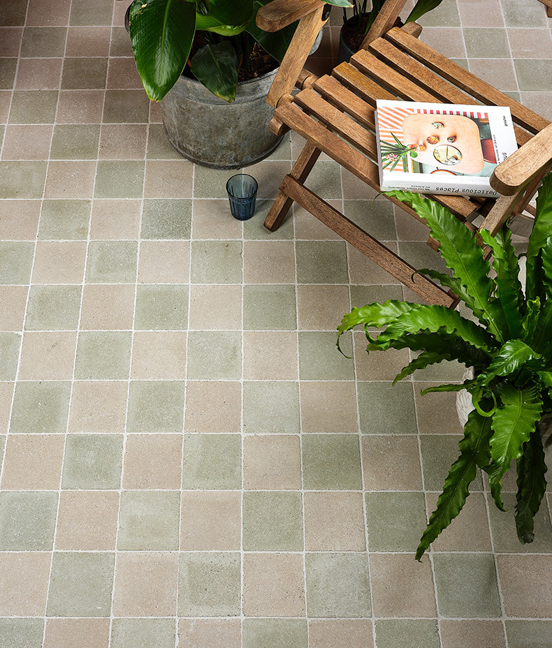 Reform Composite Stone Tumbled Bianco 12.25 x 12.25