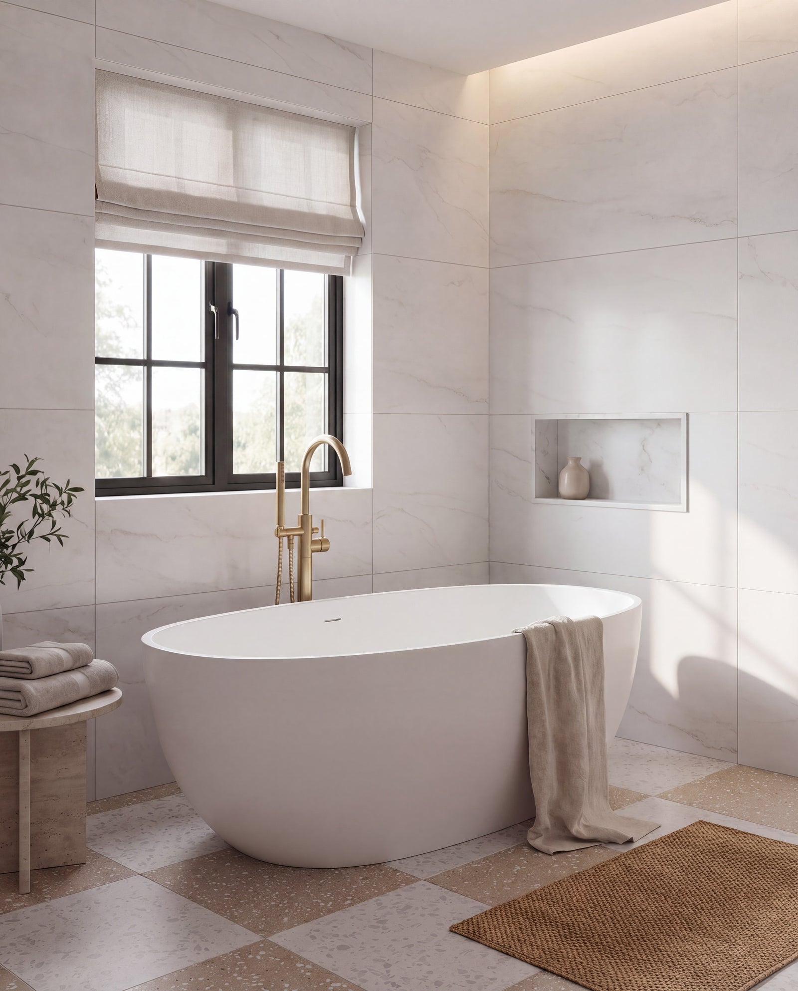 Rialto Porcelain Satin Taupe