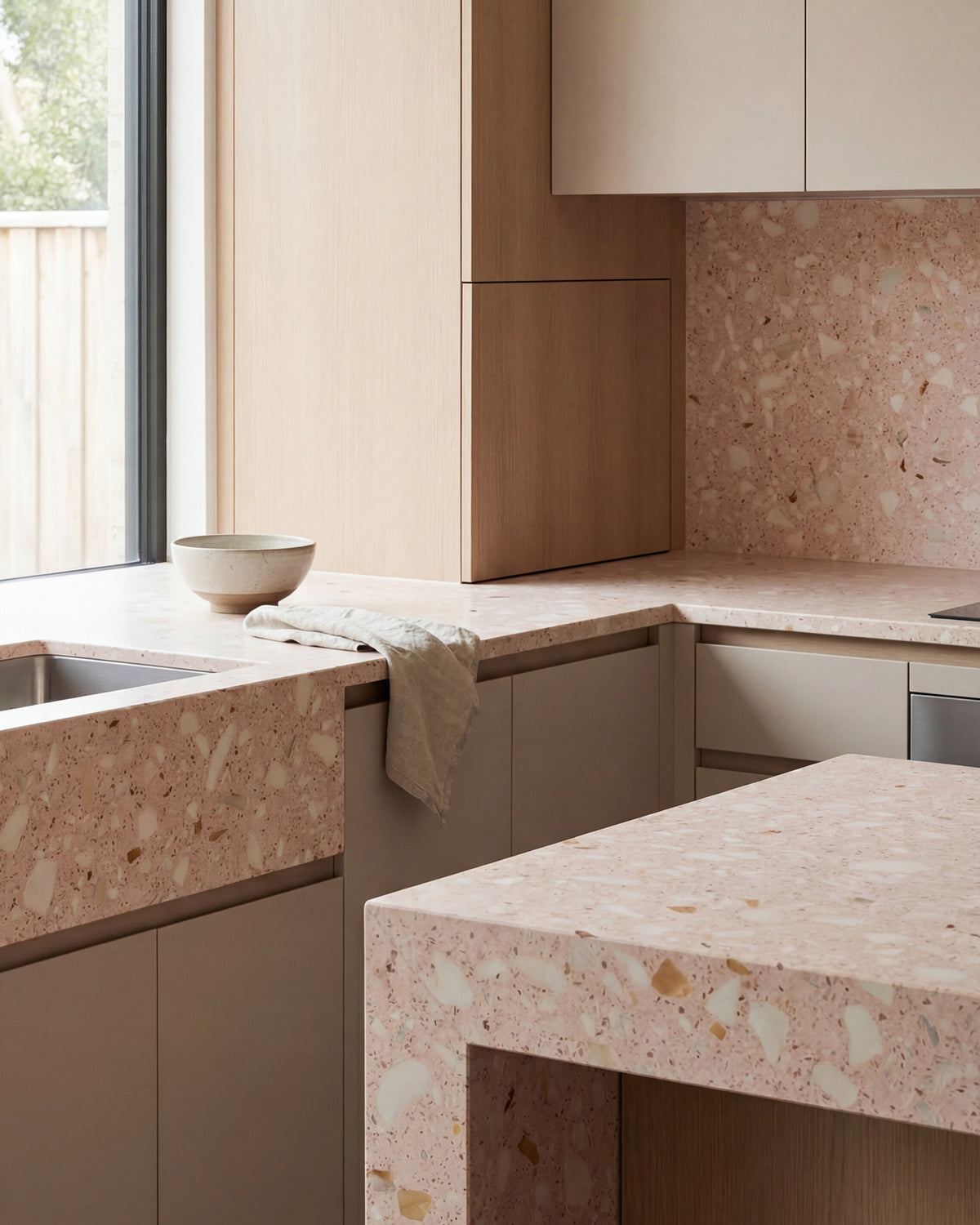 Rialto Terrazzo Ballerin Honed Slab