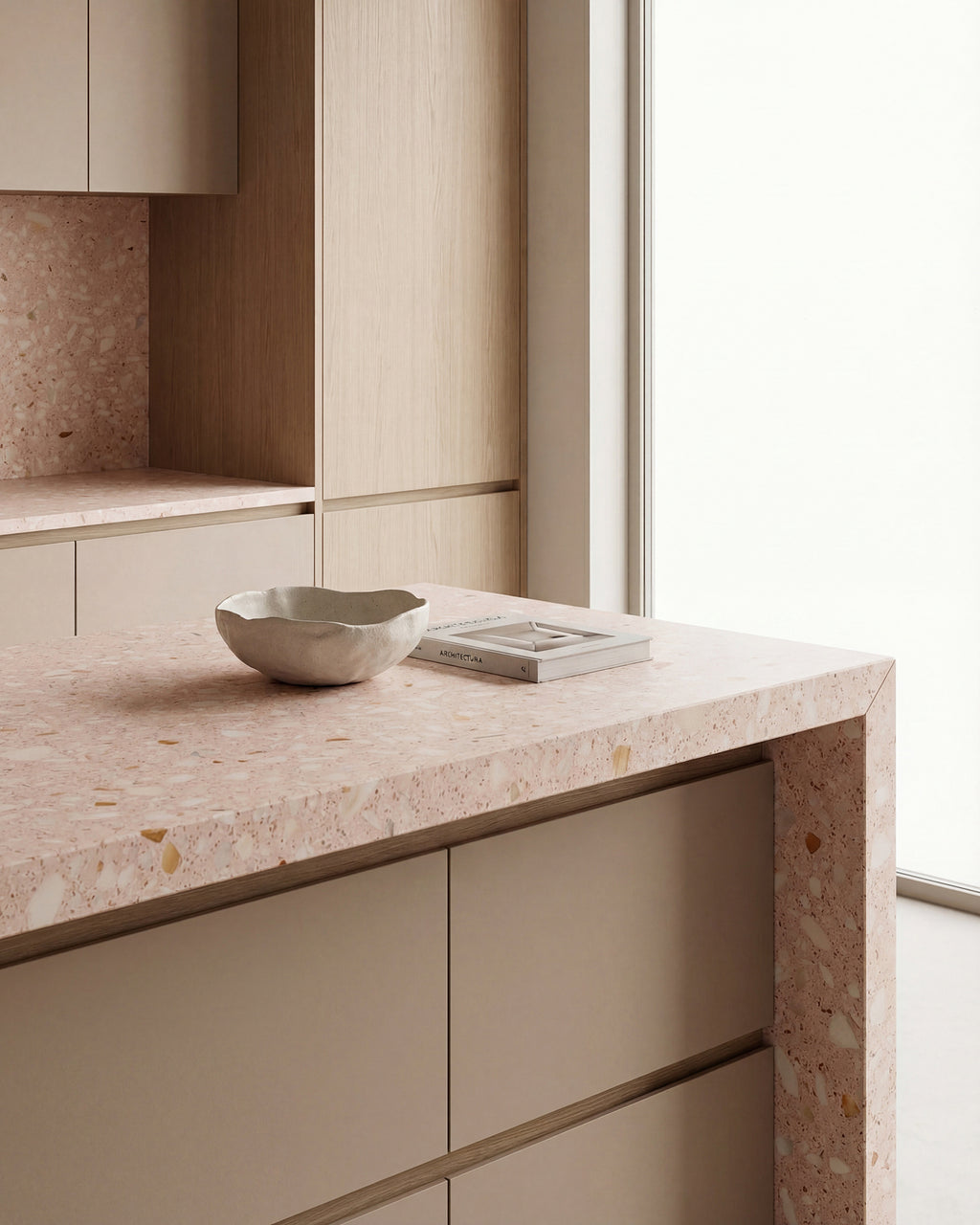Rialto Terrazzo Ballerin Honed Slab