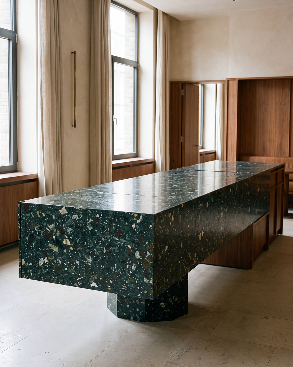 Rialto Terrazzo Foscari Honed Slab