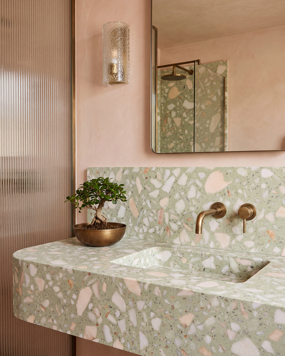 Rialto Real Terrazzo Laguna Honed Slab