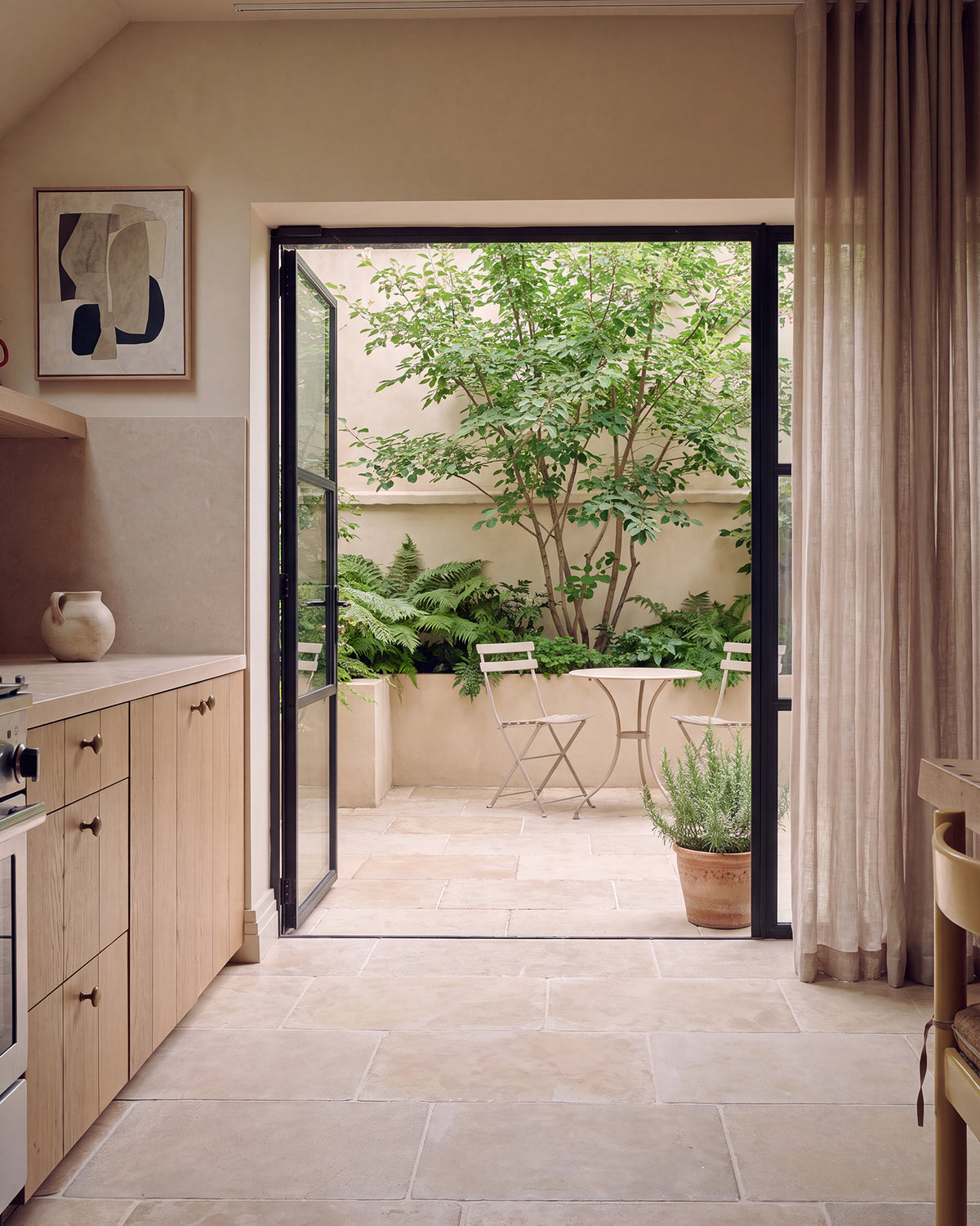 Romaine Limestone Tumbled Finish