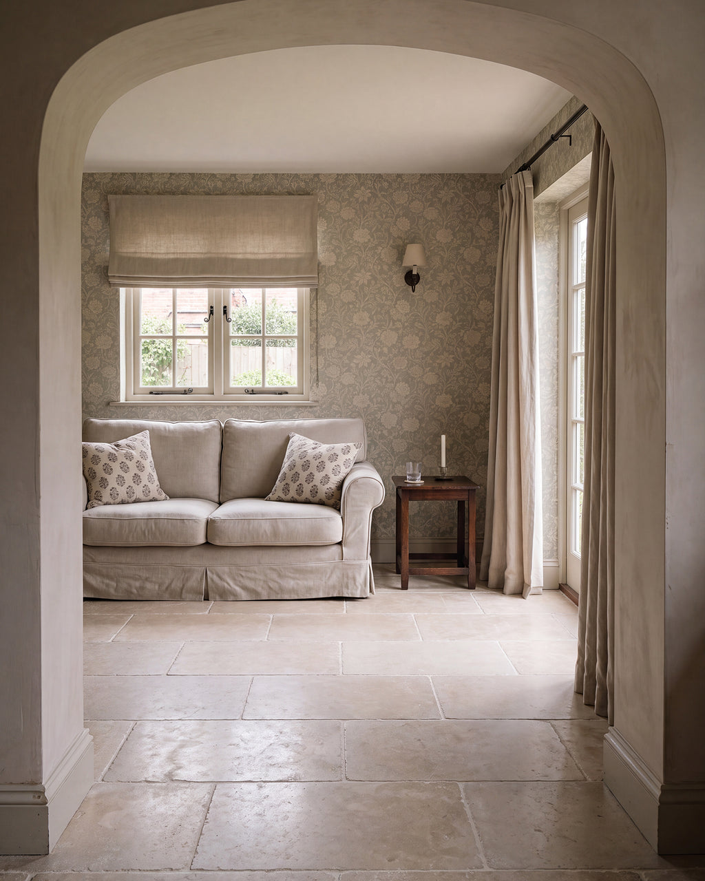 Romaine Limestone Tumbled Finish
