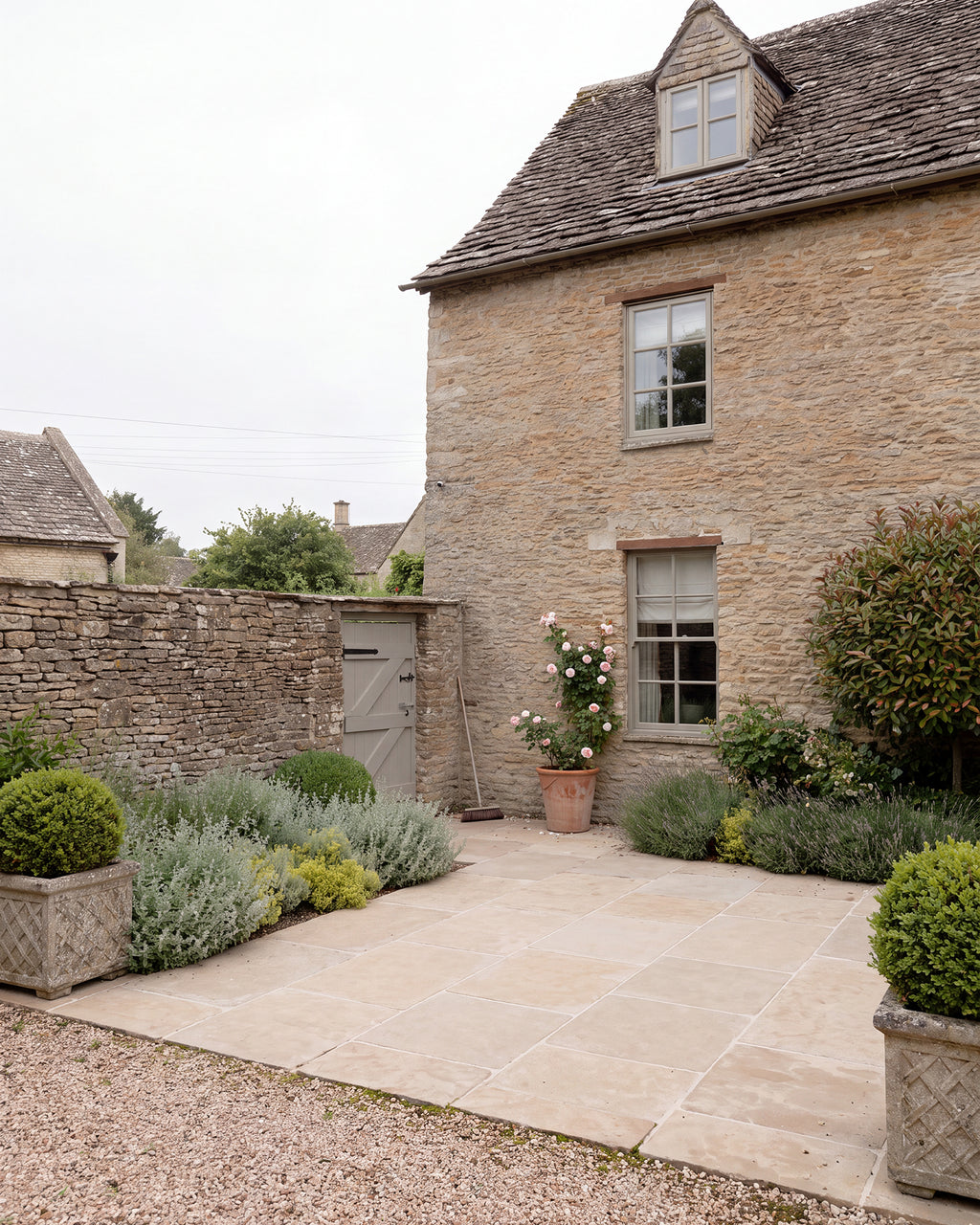 Romaine Limestone Tumbled Finish