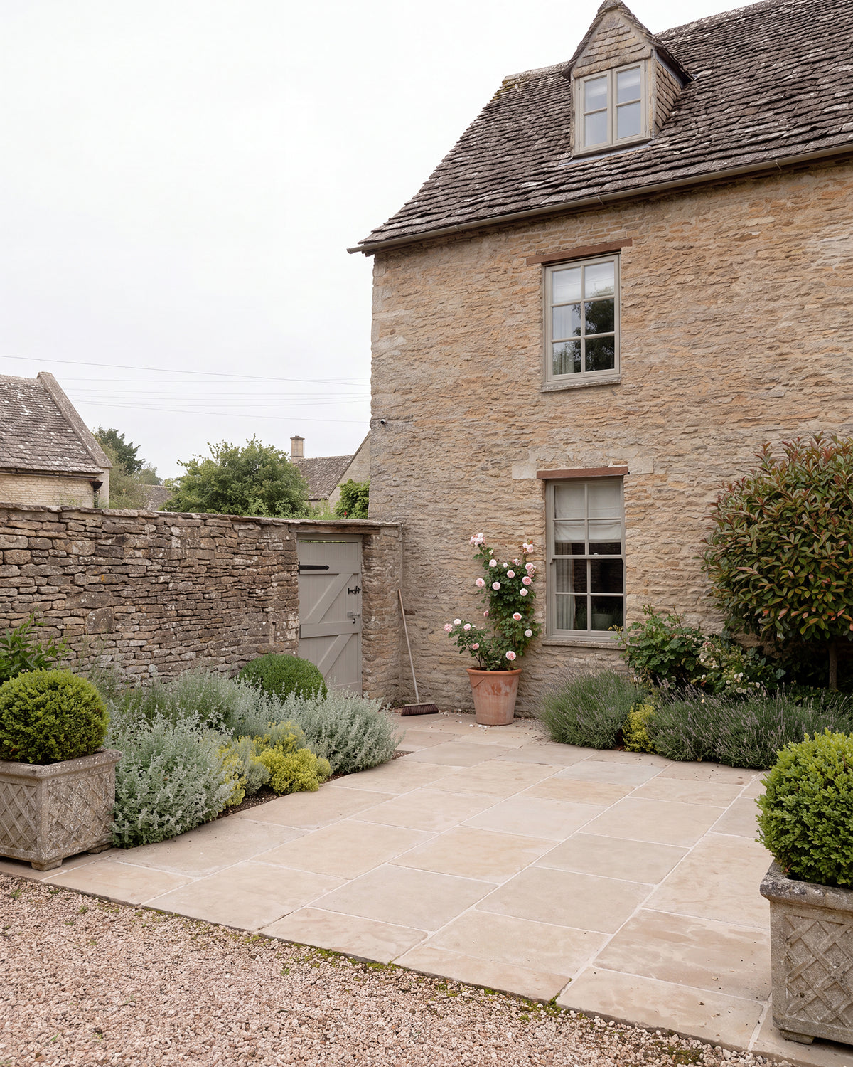 Romaine Limestone Tumbled Finish