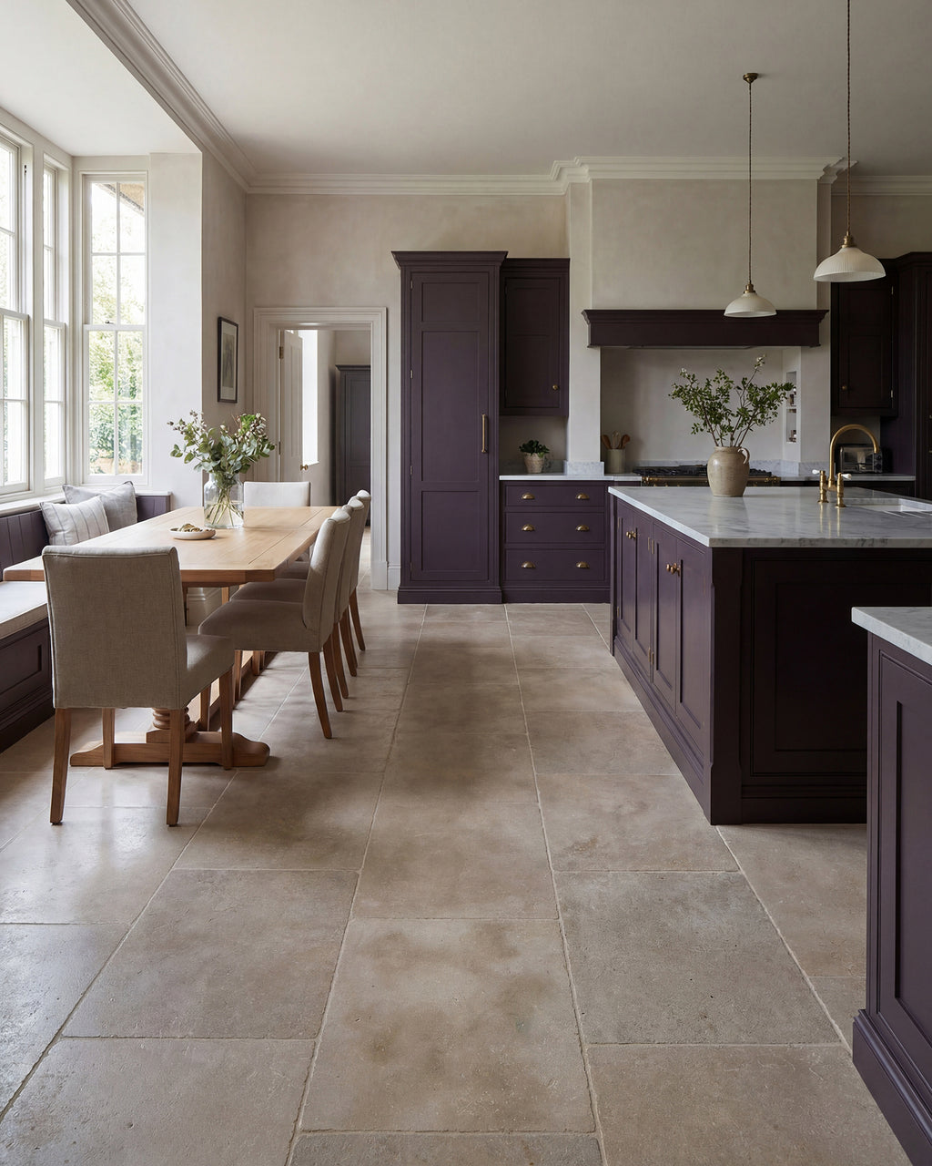 Romaine Limestone Tumbled Finish