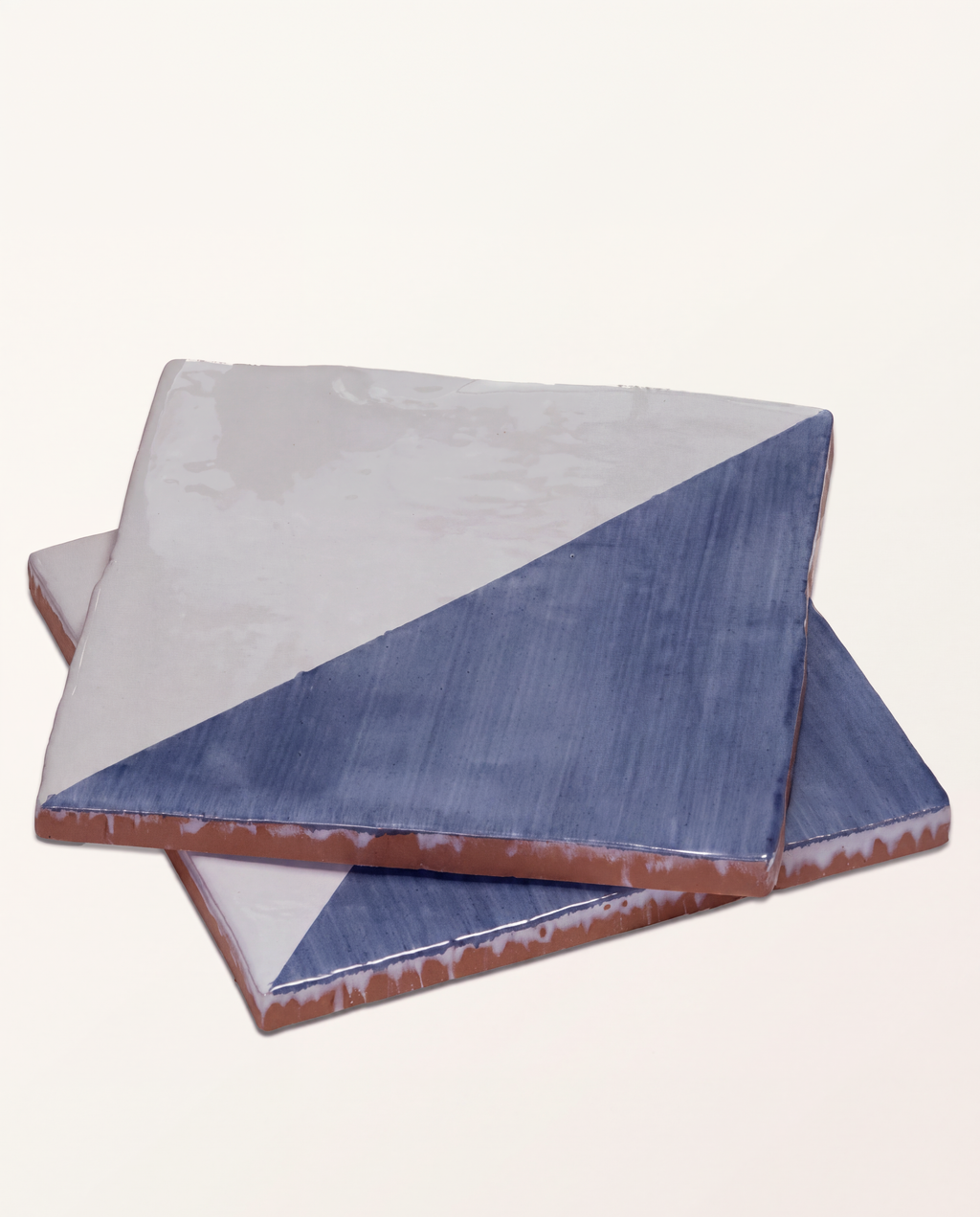 STUDIO Jamboree Handpainted Ceramic Denim Tri