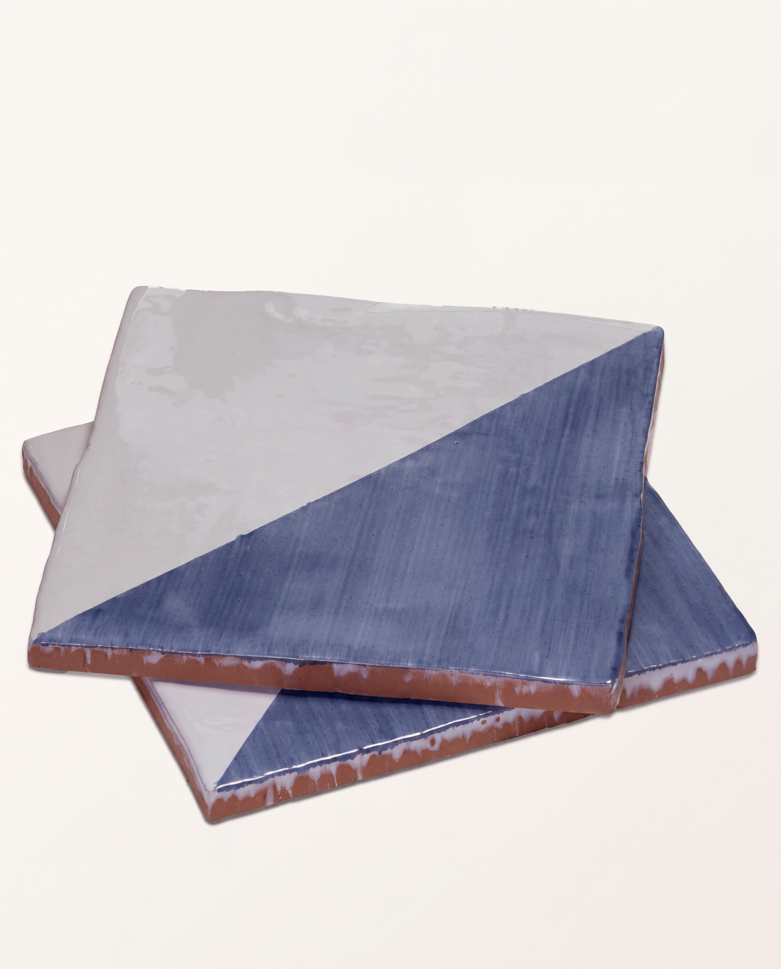 STUDIO Jamboree Handpainted Ceramic Denim Tri