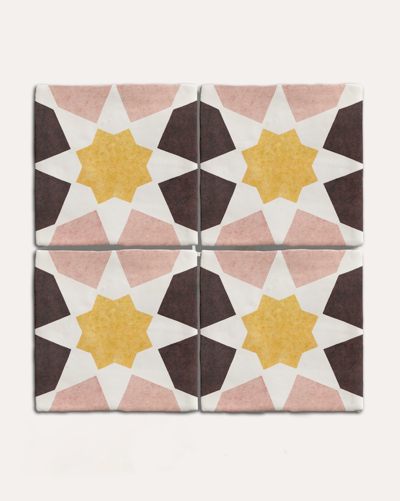 STUDIO Souk Yellow Star Ceramic