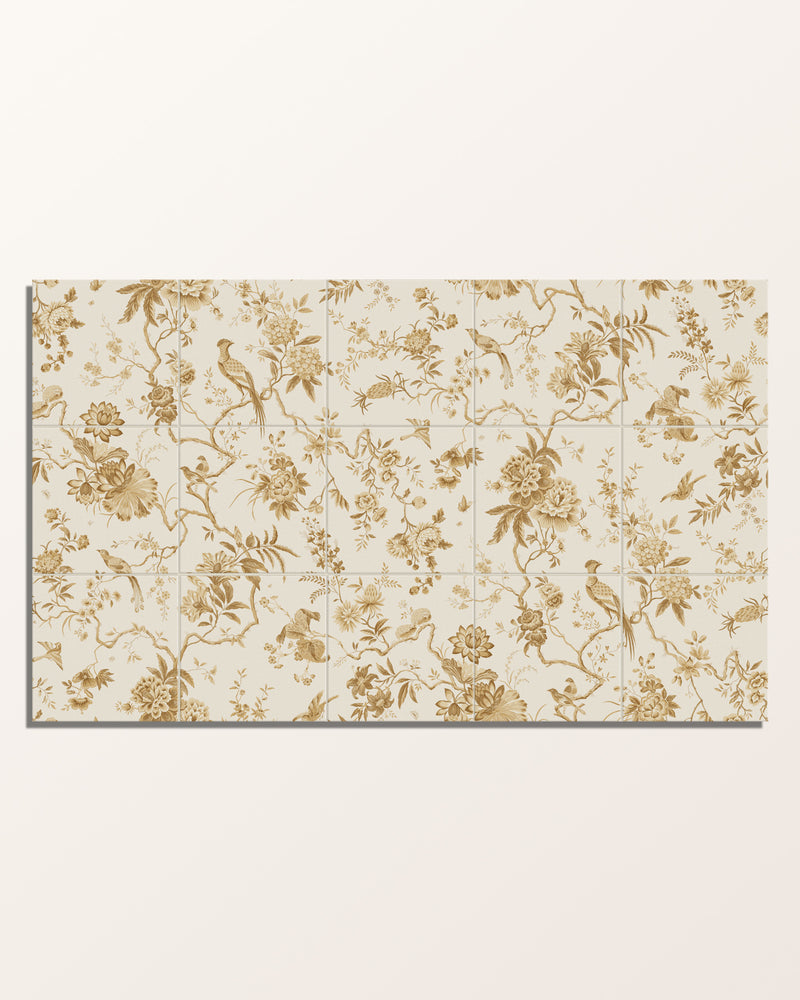 | This design comprises 15 numbered tiles