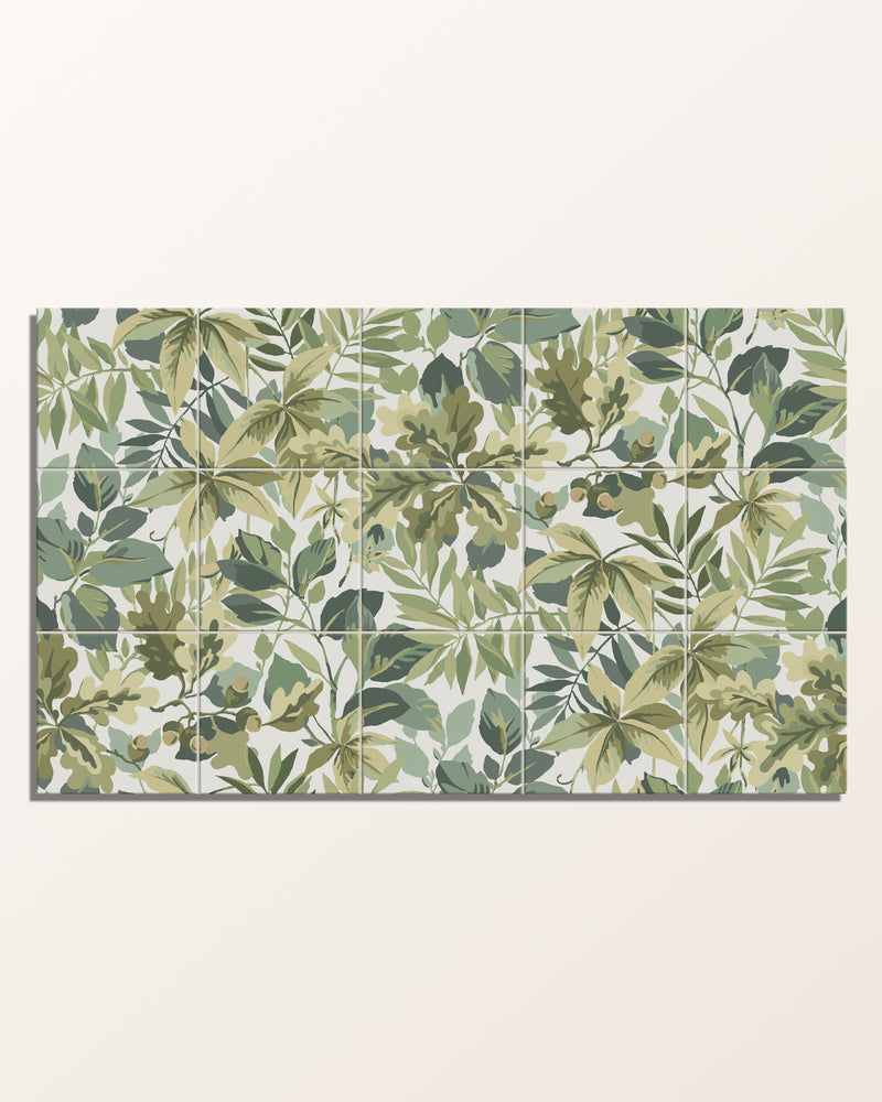 | This design comprises 15 numbered tiles