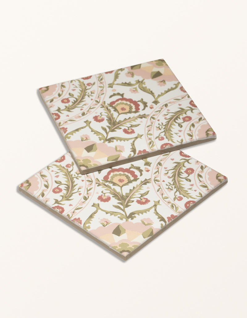 Sanderson - Anthos Pink Porcelain Pattern