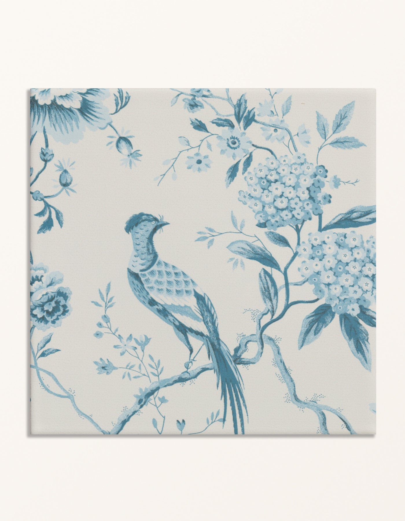 Sanderson - Pillemont Toile China Blue Mural Porcelain Pattern
