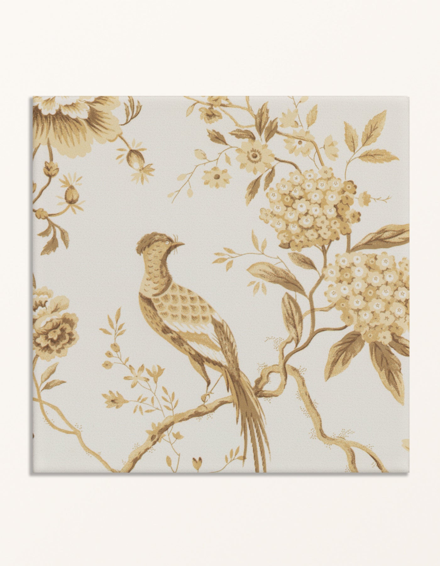 Sanderson - Pillemont Toile Ochre Mural Porcelain Pattern