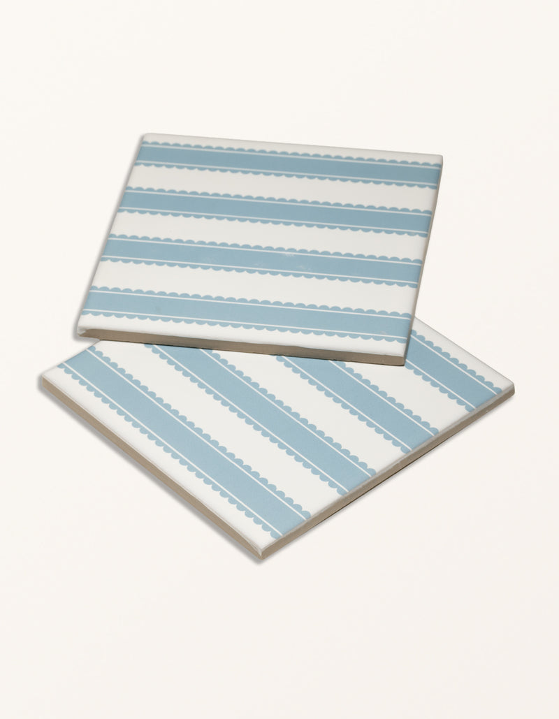 Sanderson - Pinetum Stripe Dove Blue Porcelain