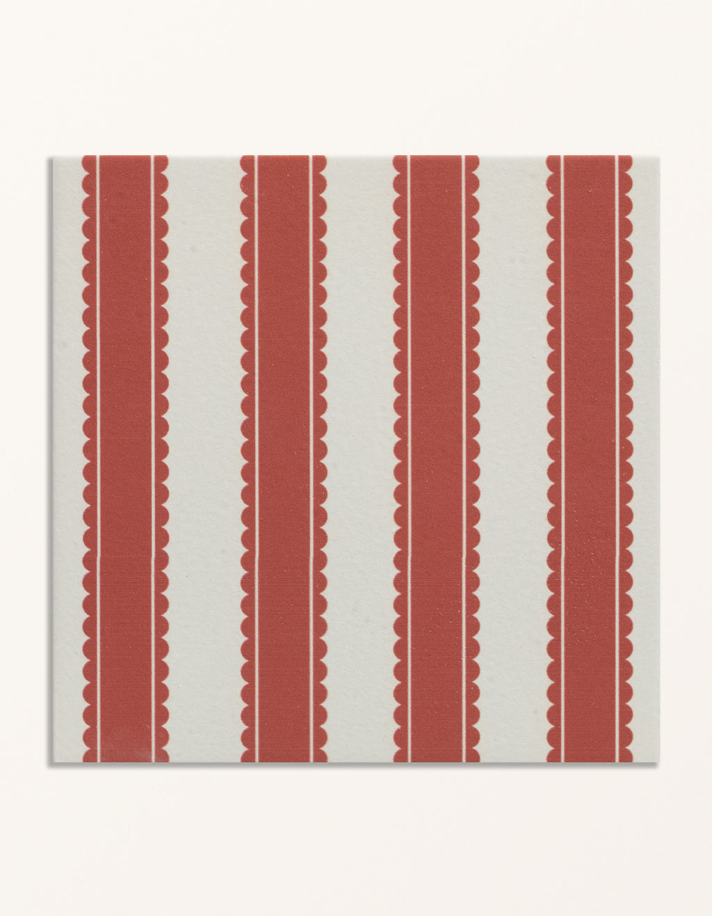 Sanderson - Pinetum Stripe Madder Porcelain