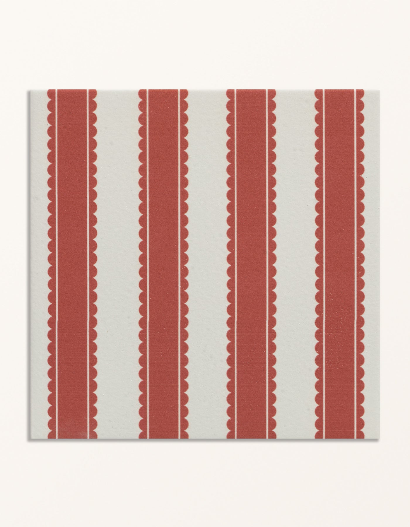 Sanderson - Pinetum Stripe Madder Porcelain