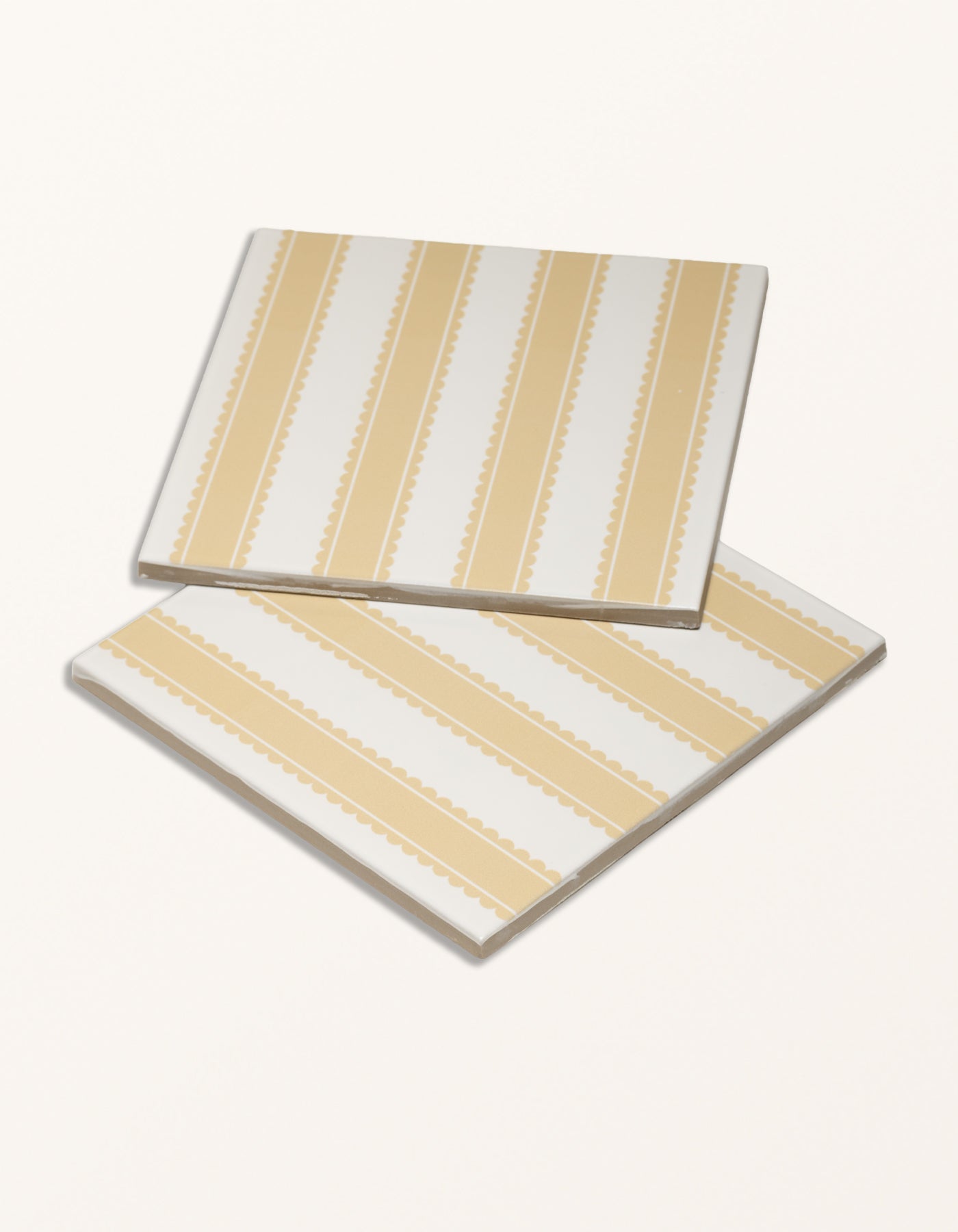 Sanderson - Pinetum Stripe Ochre Porcelain