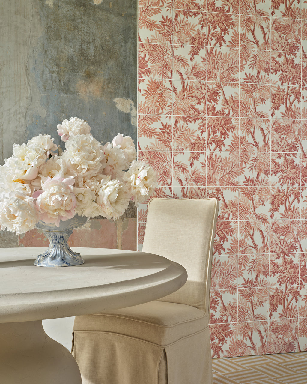 Sanderson - Tapestry Trees Berry Mural Porcelain