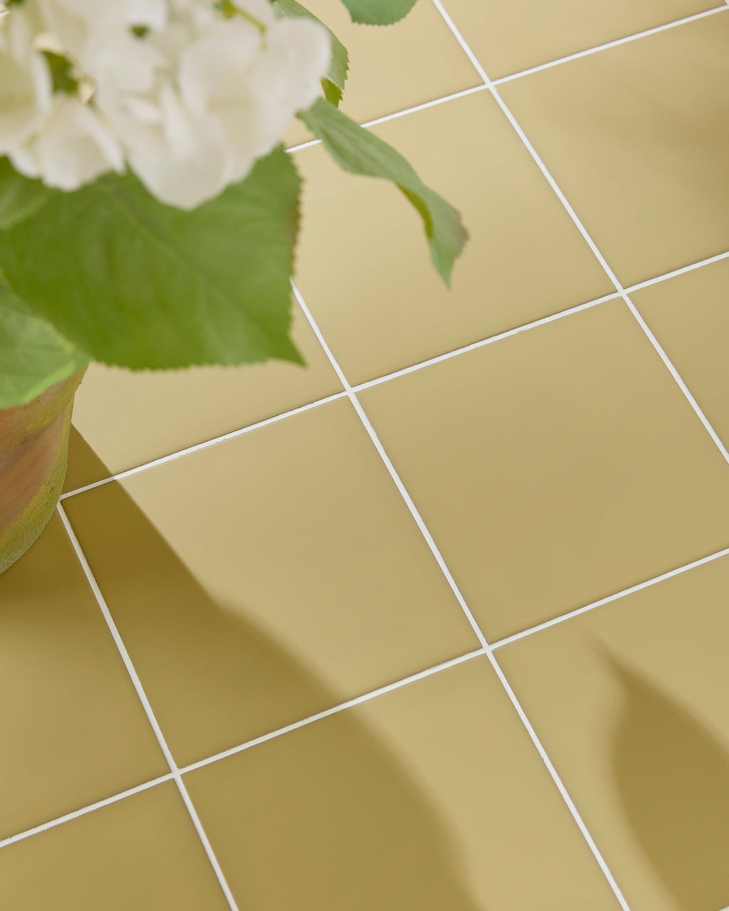 Sanderson - Plain Ochre Porcelain