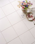 Sanderson - Plain Orchid White Porcelain