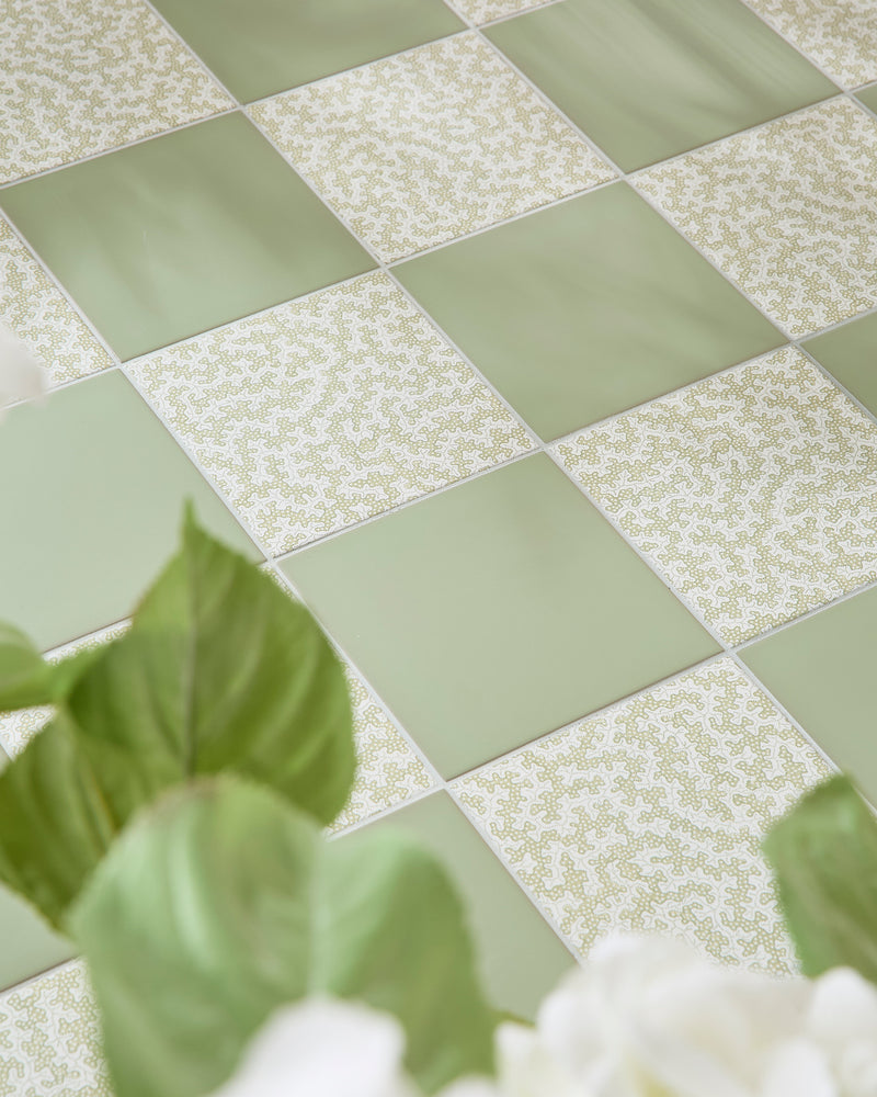 Sanderson - Truffle Sage Porcelain||Sanderson-Plain-Sage-Porcelain